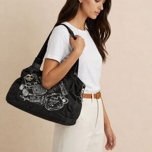 Brighton Black Travel Bag In EUC